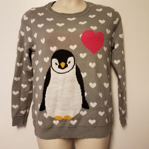 Blink Long Sleeve Penguin Sweater size XL